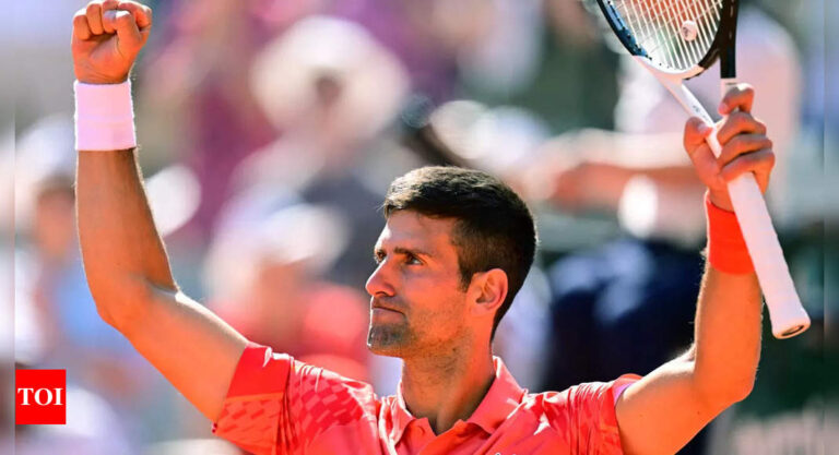 French Open: Djokovic edges closer to Grand Slam record with spot in last eight | Tennis News – Times of India