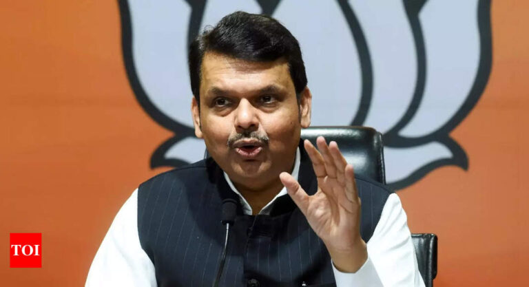 Devendra Fadnavis skips government event he was to address with Eknath Shinde – Times of India