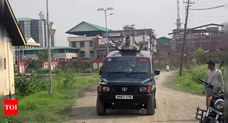 9 killed, 10 injured in bloodiest day of Manipur ethnic clashes | India News – Times of India