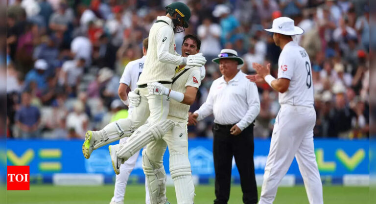 1st Ashes Test: Pat Cummins leads Australia to thrilling victory over England | Cricket News – Times of India
