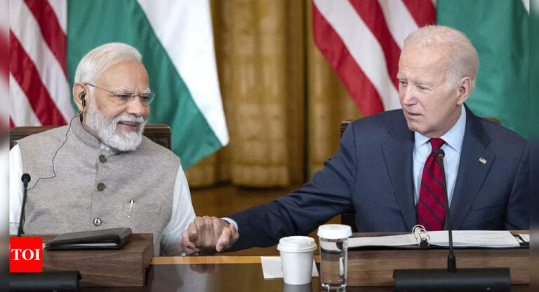 ‘US-India ties will stretch from seas to stars’: Biden and Modi say in stunning upgrade | India News – Times of India