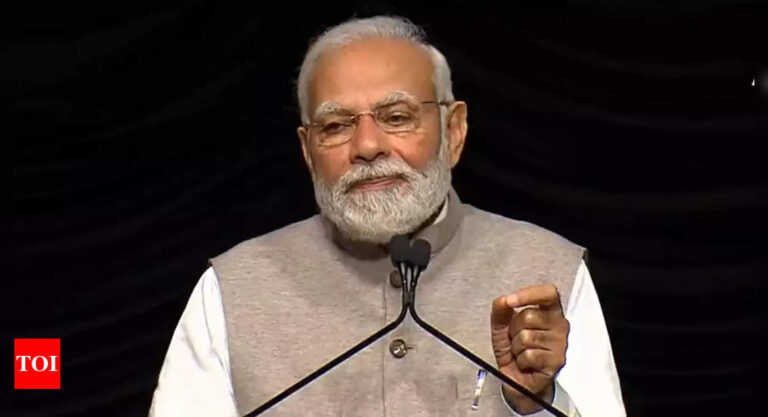 PM Modi at diaspora event: ‘Together India and US are not just forming policies and agreements, we are shaping lives, dreams and destinies’ | India News – Times of India