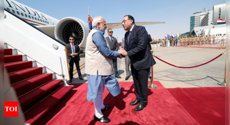 PM Modi’s first state visit to Egypt set to provide further impetus to bilateral strategic ties: Key points | India News – Times of India