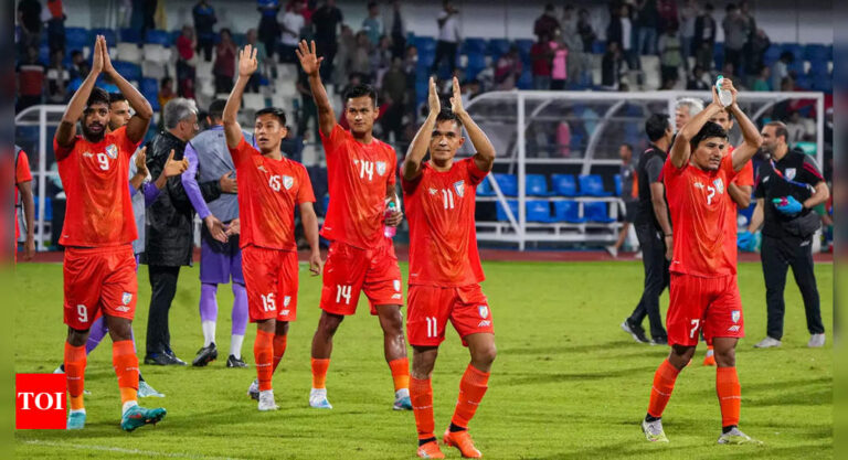 Sunil Chhetri: SAFF Championship: Sunil Chhetri leads India to semi-finals with 2-0 victory over Nepal | Football News – Times of India