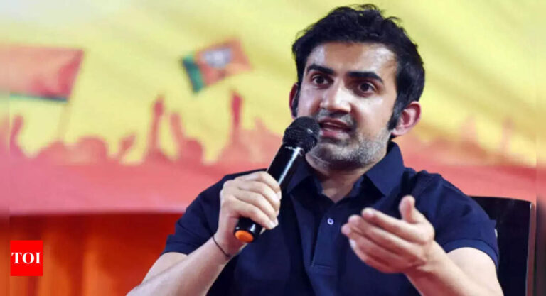 Bring back Modi govt to sustain pace of development: Gautam Gambhir tells first-time voters | India News – Times of India