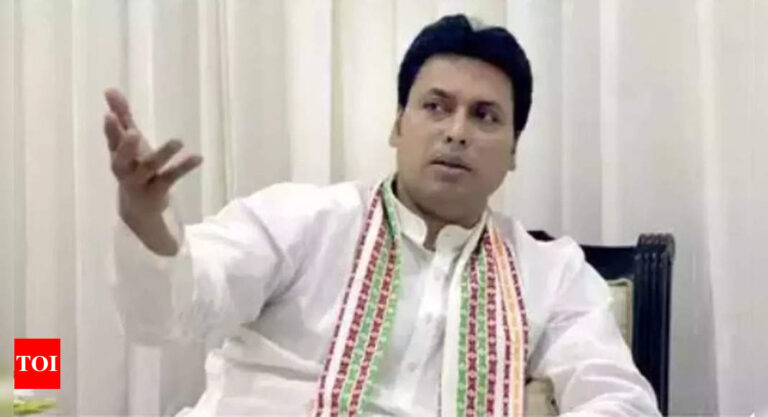 Removing Manipur chief minister N Biren Singh no solution to violence: Former Tripura CM Biplab Deb | India News – Times of India