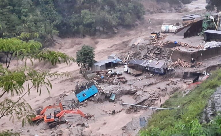 Bridges Swept Away, Over 100 Houses Damaged In Landslides In Sikkim