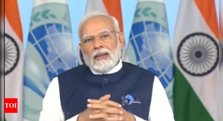 SCO Meeting 2023: PM Modi says SCO must not hesitate to criticise countries supporting terrorism | India News – Times of India