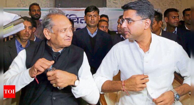 ‘Ready to forgive & forget’: Sachin Pilot on tussle with Rajasthan CM Ashok Gehlot | India News – Times of India