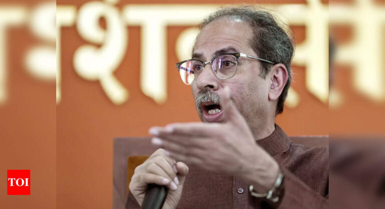 BJP broke CM pact, its netas now serving others: Uddhav Thackeray | India News – Times of India