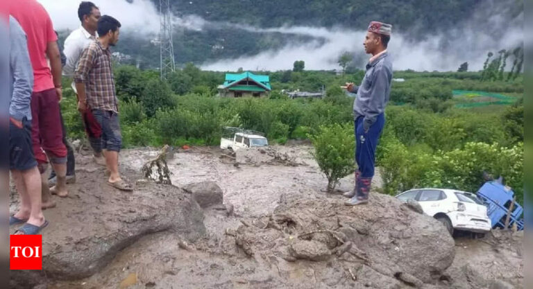 Himachal Pradesh: One killed, three injured in cloudburst at Kais village near Kullu | Shimla News – Times of India