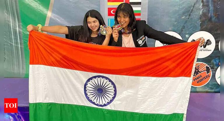 Kasha: World champions, trailblazers, myth-busters: Meet India’s teenage powerlifting champs Kasha and Noa | More sports News – Times of India