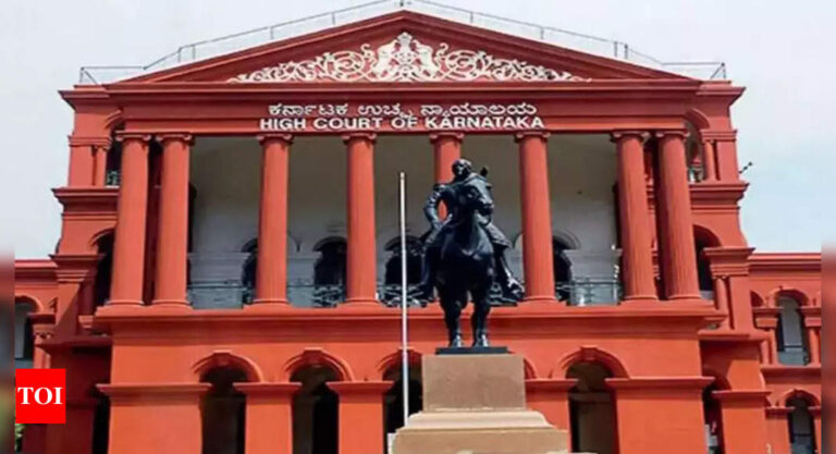 Threat to kill high court judges in Karnataka, police register FIR | Bengaluru News – Times of India