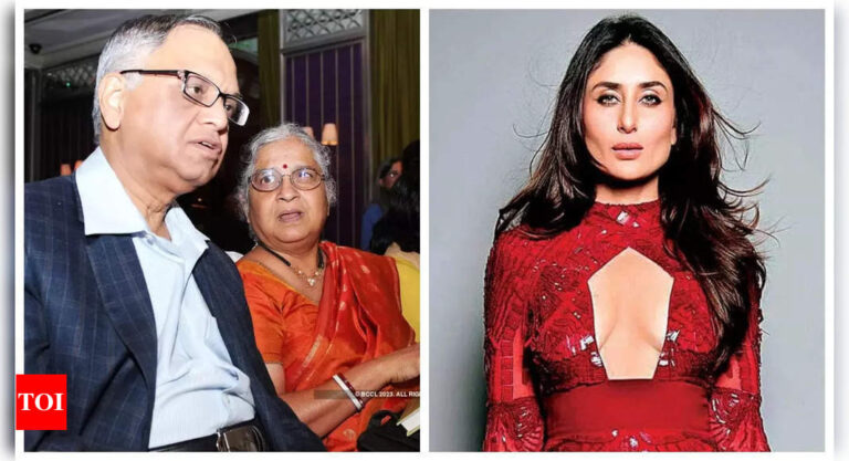 ETimes Explainer: Narayana Murthy criticizes Kareena Kapoor for ignoring fans, Sudha Murthy defends the ‘tired’ star, Internet bashes them all! | Hindi Movie News – Times of India