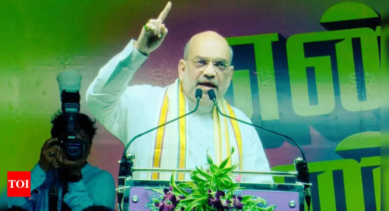 BJP’s mission Tamil Nadu: Amit Shah launches ‘padyatra’, calls DMK ‘most corrupt party’, takes dig at oppn’s INDIA | India News – Times of India