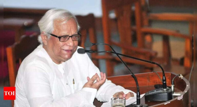 Former Bengal CM Buddhadeb Bhattacharjee in ICU, now ‘stable’ | India News – Times of India