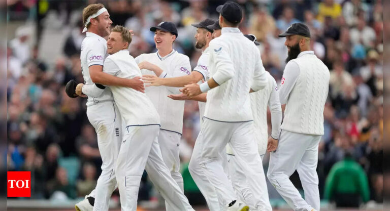 5th Test: Stuart Broad enjoys fitting career finale as England win to draw Ashes 2-2 | Cricket News – Times of India