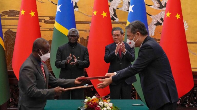 Solomon Islands signs China policing deal in upgrade of ties | CNN