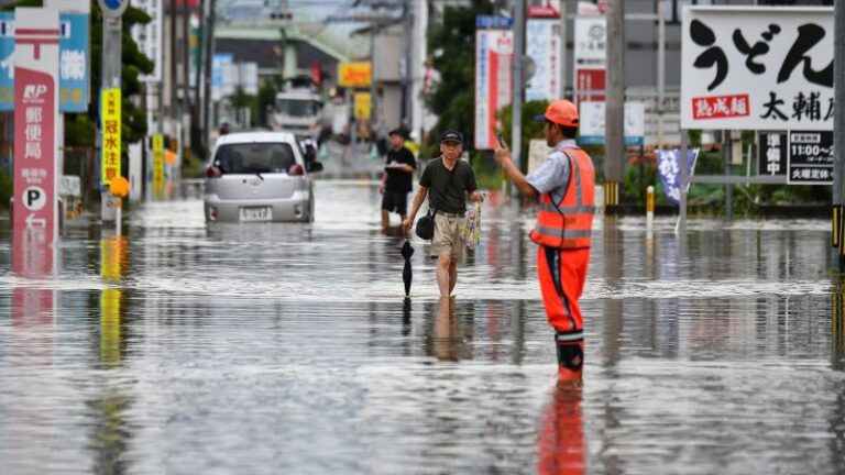 Floods and mudslides kill six in Japan as scientists warn extreme rainfall events will get worse