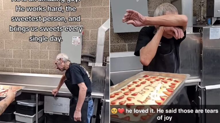 Viral Video: Elderly Mans Reaction To Surprise Birthday Cake Has Internet In Tears