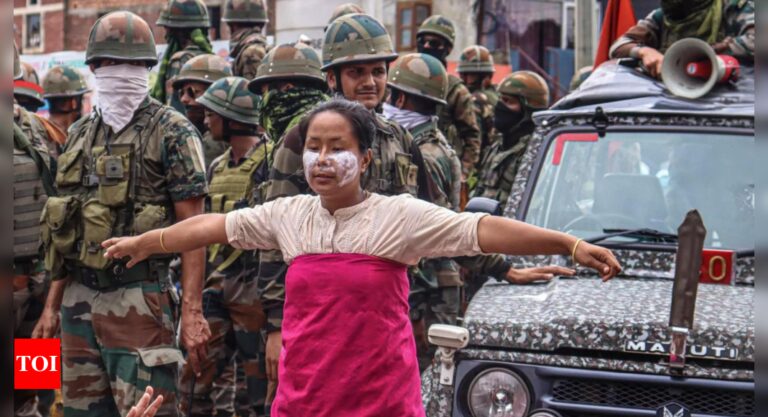 Around 17 people injured in Manipur after security forces fire tear gas shells; curfew relaxations withdrawn: Key points | India News – Times of India