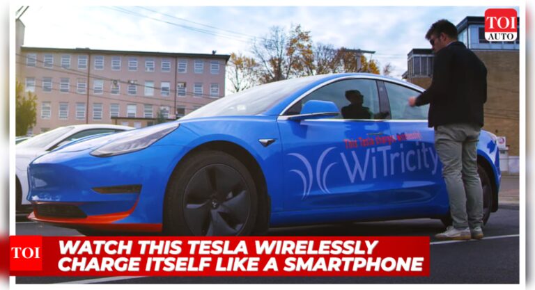 Witricity Ev Wireless Charging: Watch: What wireless charging an EV looks like, technology explained – Times of India