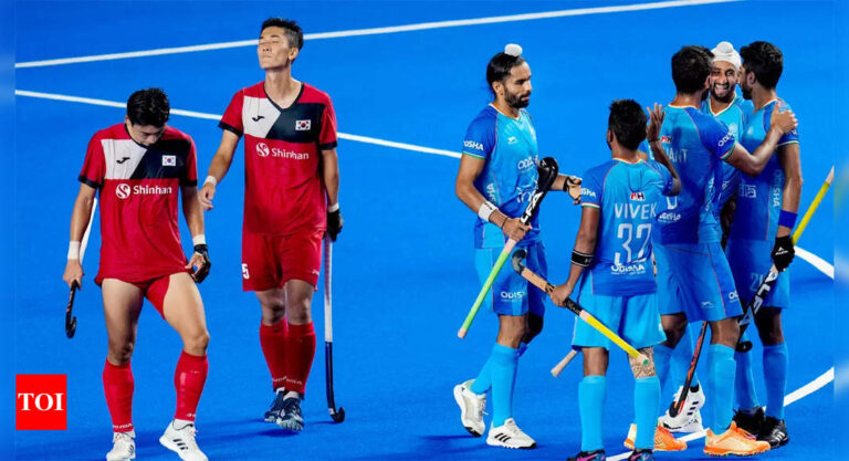 Asian Champions Trophy: Semifinal berth sealed, India edge out South Korea 3-2 | Hockey News – Times of India