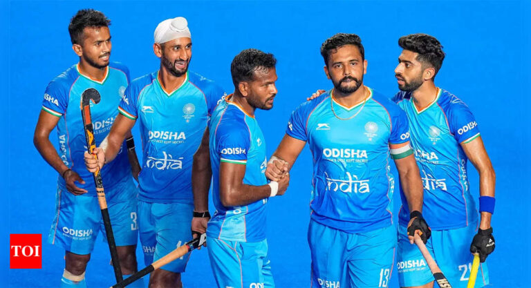 ACT Hockey 2023: India show Pakistan the door, book semifinal date with Japan | Hockey News – Times of India