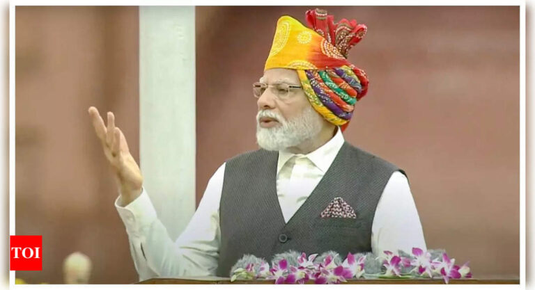 ‘Peace only solution for Manipur issue’: Key quotes from PM Modi’s 10th Independence Day speech | India News – Times of India