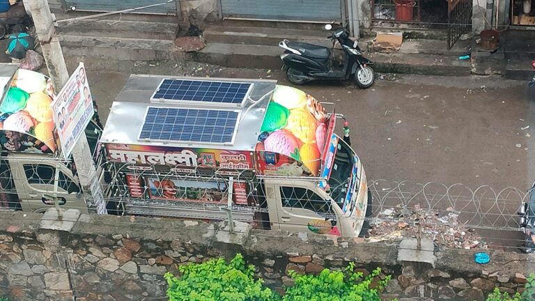Ice Cream Truck With Solar Panel Has Everybodys Attention Online