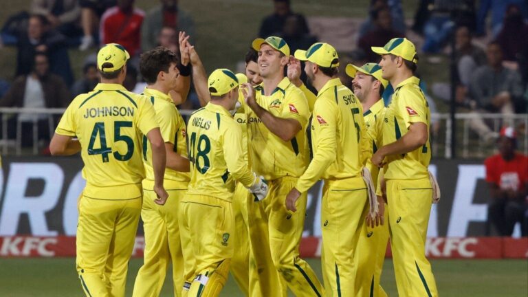 Mitchell Marsh, Tanveer Sangha, Tim David help Australia thump South Africa in 1st T20I