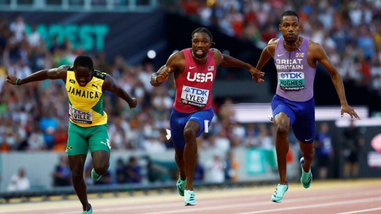 World Athletics Championship: Noah Lyles wins gold medal in 100m sprint with personal best 9.83 seconds