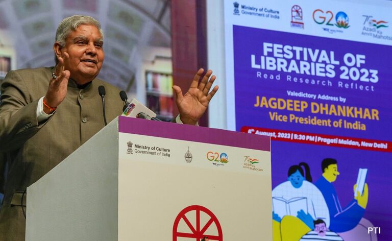 “By 2047, India Will Lead The World”: Vice President Jagdeep Dhankhar