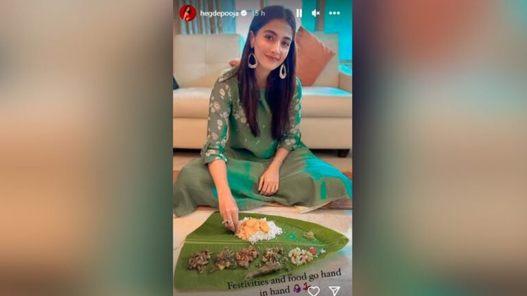 Pooja Hegdes Janmashtami Was All About Home Cooked Vegetarian Meals