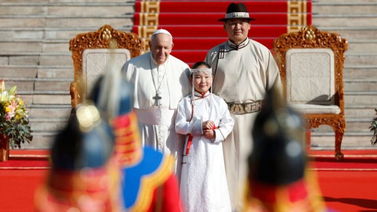 Pope Francis makes historic trip to Mongolia amid tensions with neighboring China and Russia