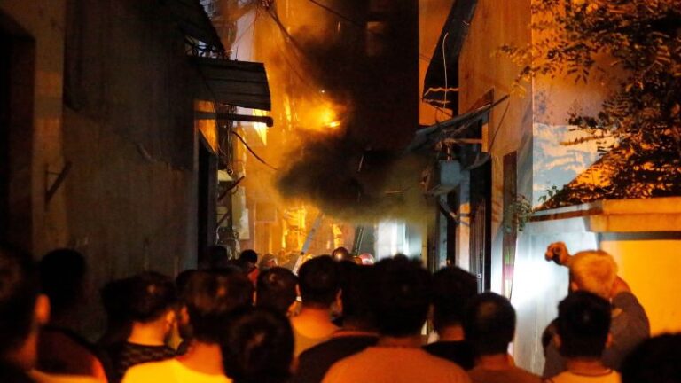 Hanoi, Vietnam: Fire kills many in nine-story apartment building