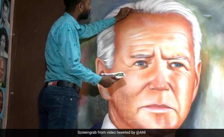 Watch: Amritsar-Based Artist Paints US President Joe Biden’s Portrait Ahead Of G20 Summit