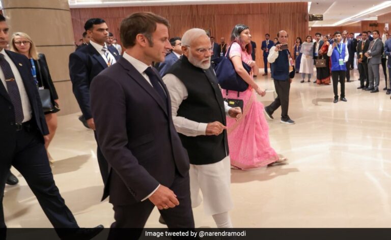 PM Modi Holds Bilateral Talks With French President Macron