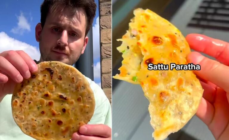 Watch: UK Food Vlogger Makes Sattu Paratha From Scratch, Video Gets More Than 19M Views