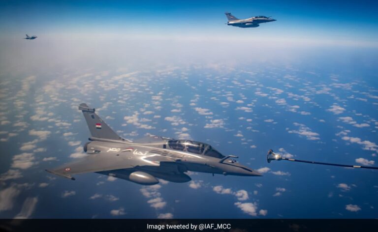 Pics: Indian Air Force’s Mid-Air Assist To Egyptian Jet During Training