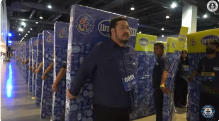 NGO Sets World Record Using Cereal Boxes In Domino Fashion