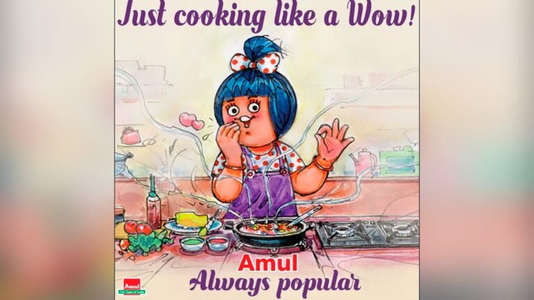“Just Cooking Like A Wow”: Amul Joins The Viral Trend