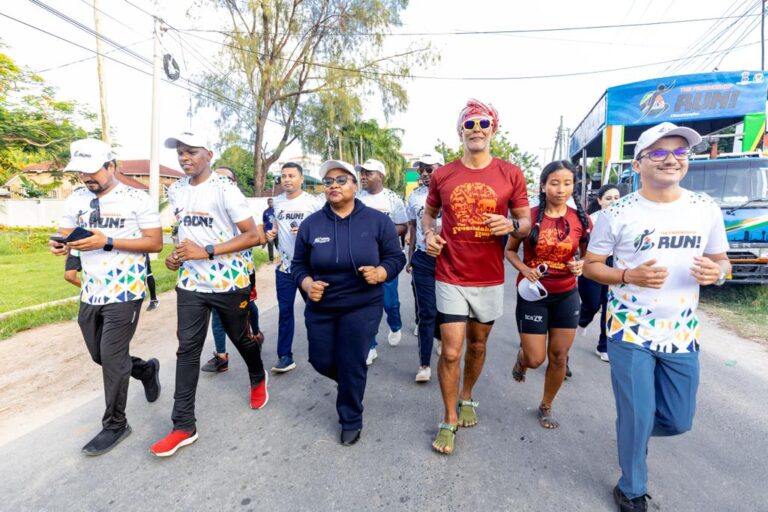 Pics: Milind Soman At “Friendship” Marathon Organised By India, Tanzania