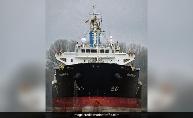 Ship Hit By Drone Arrives Outside Mumbai Port Escorted By Coast Guard