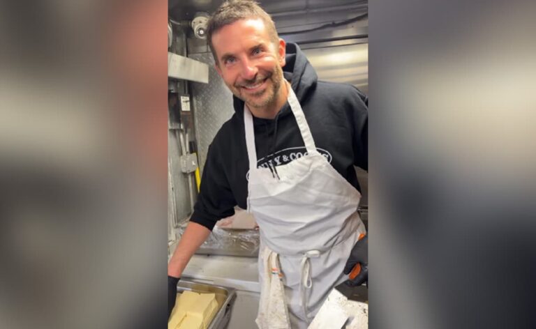 Watch: Bradley Cooper Serves Up Philly Cheesesteaks From Food Truck In NYC