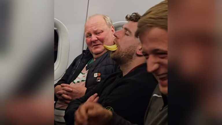 Viral Video: Flight Passenger Sneaks Chips Into Sleeping Friends Mouth, Internet In Splits
