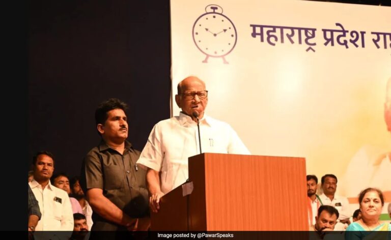 Can Still “Straighten Some People Out”: Sharad Pawar Hits Back At Age Jibe