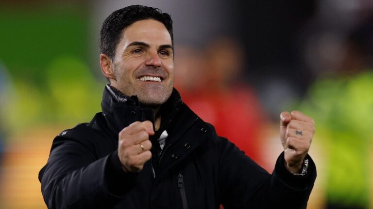 Arsenal manager shrugs off Pep Guardiola’s ‘will not do a Mikel Arteta’ comment after City-Spurs draw