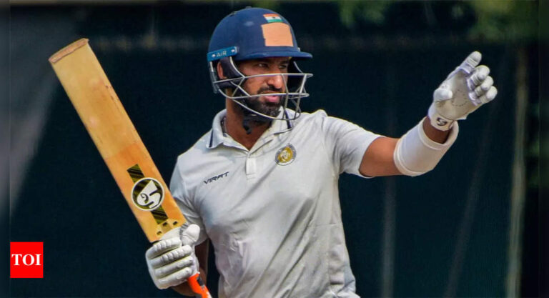 Cheteshwar Pujara joins elite club, becomes fourth Indian to score 20,000 first-class runs | Cricket News – Times of India