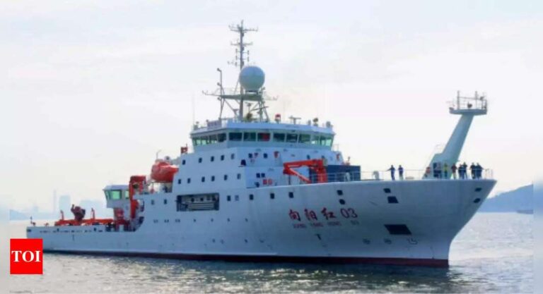 India tracking Chinese 'research' vessel headed for the Maldives | India News – Times of India